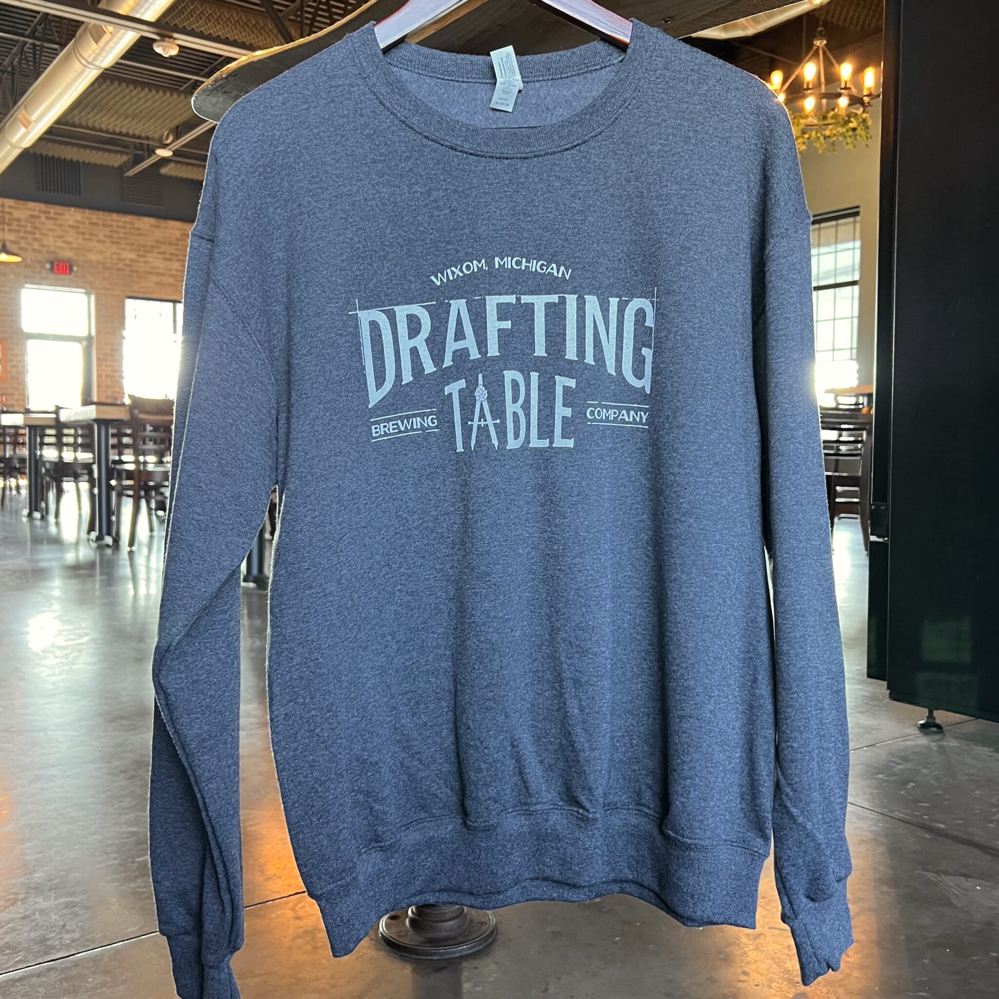 Crewneck Sweatshirt Drafting Table Brewing Company